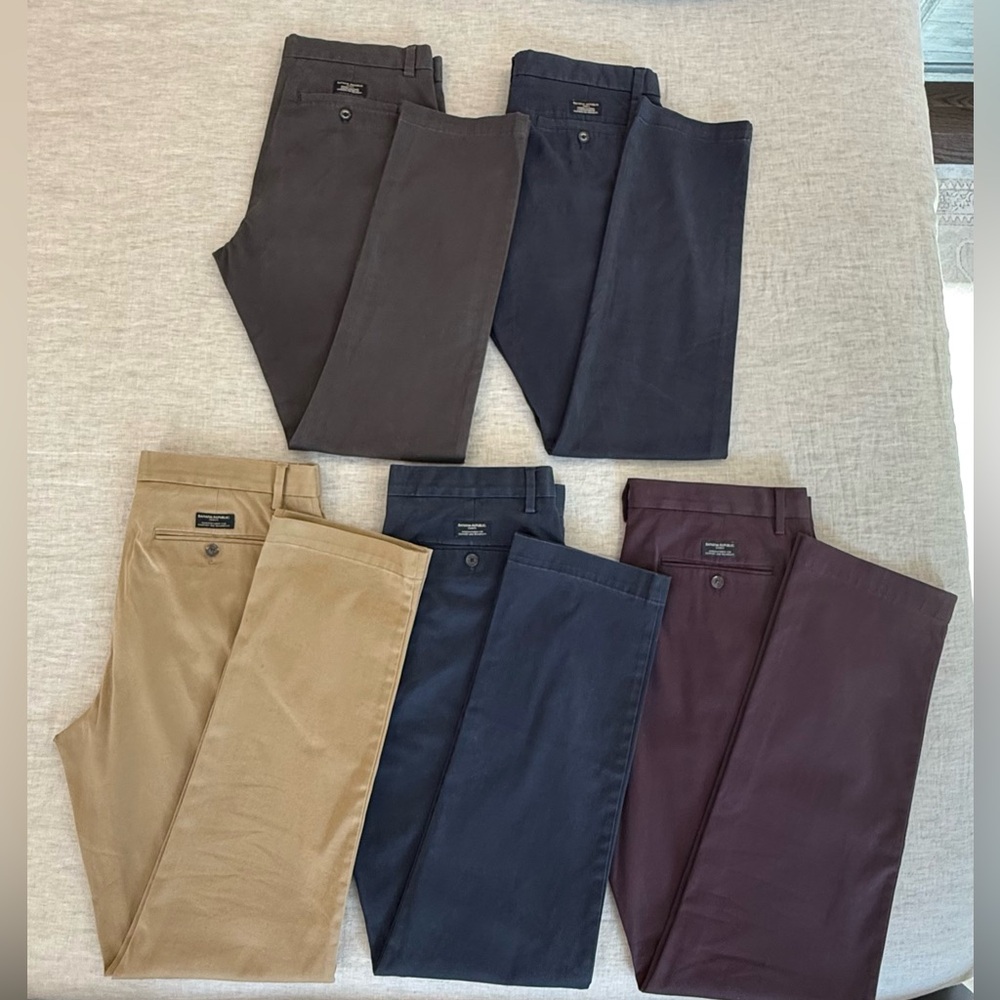 Banana Republic men’s pants (Aiden, Aiden Slim, Fulton Skinny) size 34X34.